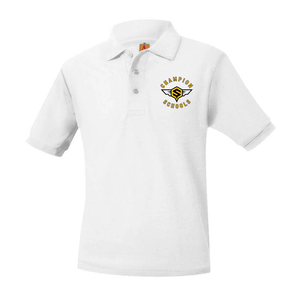 Champion Unisex Pique Short Sleeve Polo