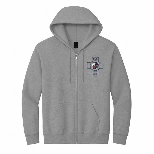 Our Lady Of Grace Full-Zip Hooded Fleece Sweatshirt