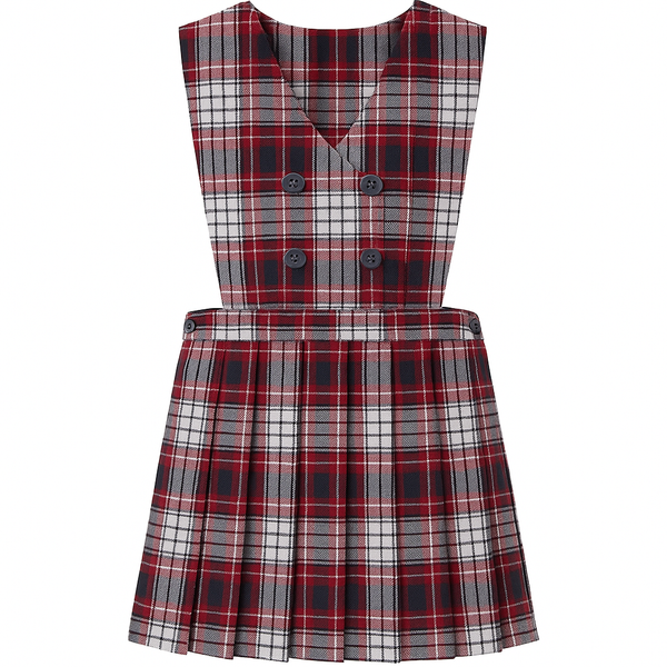 PLD72 Knife Pleat Bib Jumper