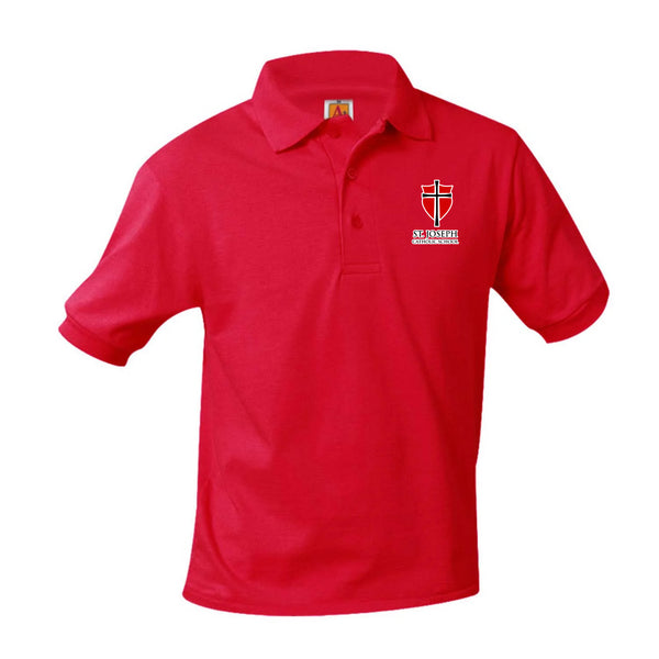 St. Joseph Unisex Jersey Knit Short Sleeve Polo