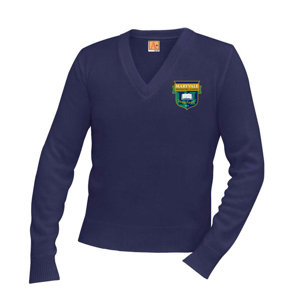 Maryvale Prep Male V Neck Pullover Sweater