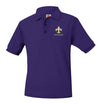 Notre Dame Male Unisex Pique Short Sleeve Polo