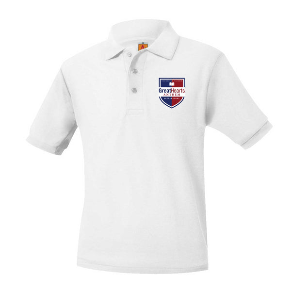 Anthem Prep Unisex Pique Short Sleeve Polo (6th-8th Grade)