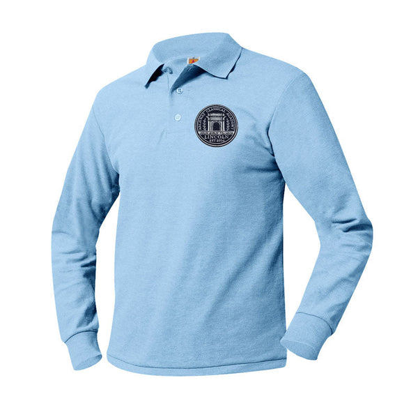 Archway Lincoln Unisex Pique Long Sleeve Polo