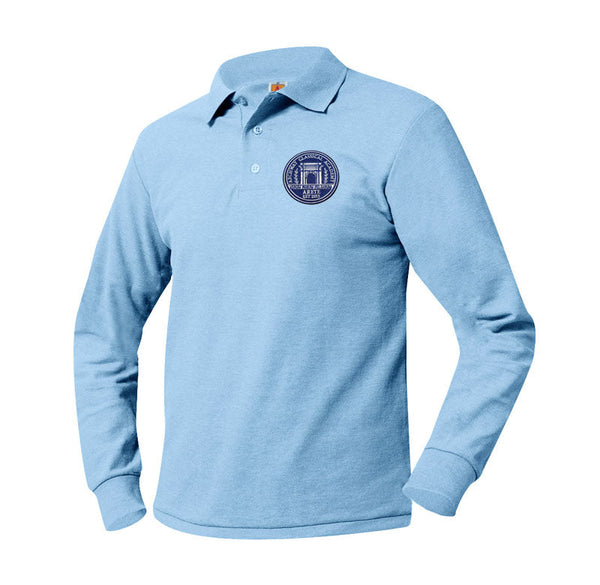 Archway Arete Unisex Pique Long Sleeve Polo