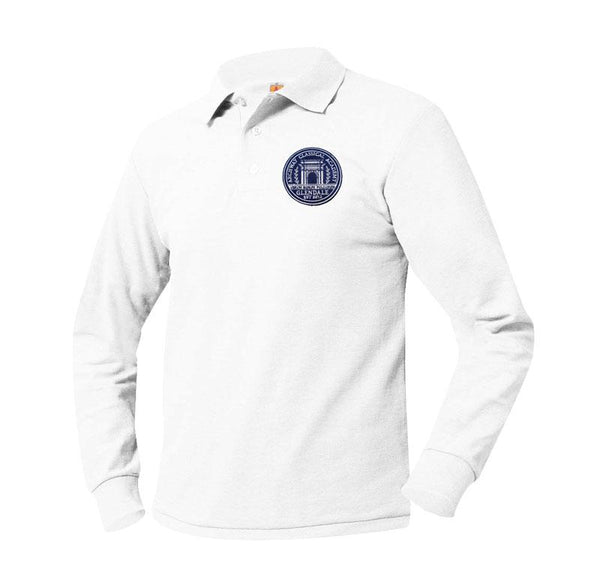 Archway Glendale Unisex Pique Long Sleeve Polo