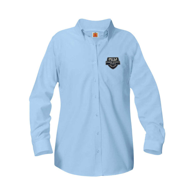 Candeo Peoria Female Oxford Long Sleeve Blouse (6th-8th Grade)