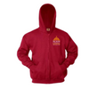 Seton Catholic Full-Zip Hooded Fleece Sweatshirt - w/ school logo