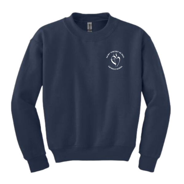 St. Vincent De Paul Crew Neck Fleece Sweatshirt (PS-PK Only)